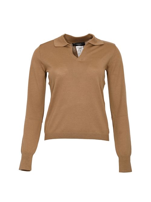 Polo Cappa in lana e cachemire Cammello WEEKEND MAX MARA | 2525366052600003